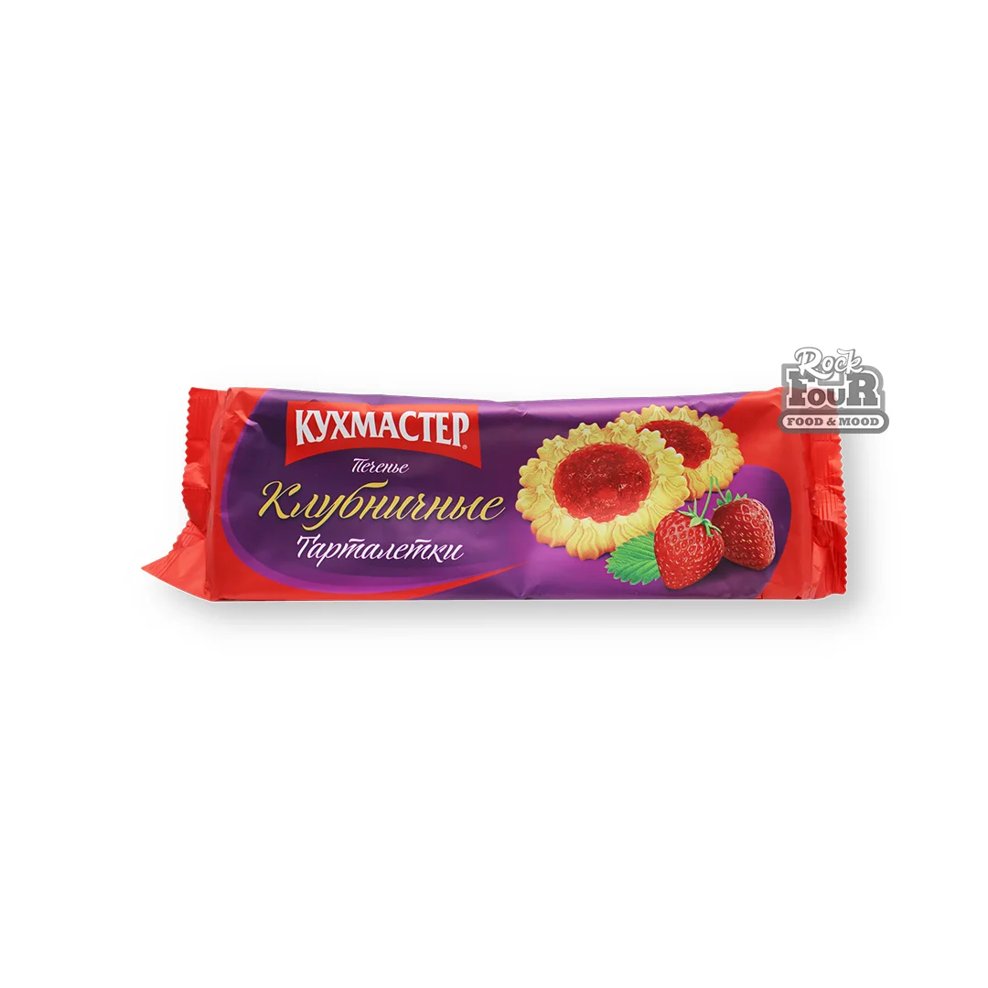 Cookies "Kuxmaster Strawberry tartalettes" 240g